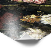 Bowl mit Peonys und Rose - Gogh Fotodruck (Ecke)