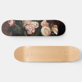Bowl mit Peonys und Rose - Gogh Skateboard (Horizontal)