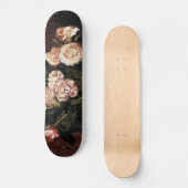 Bowl mit Peonys und Rose - Gogh Skateboard (Vorderseite)