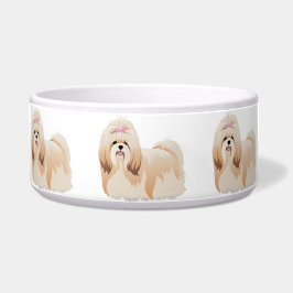 Bowl mit shih tzu napf