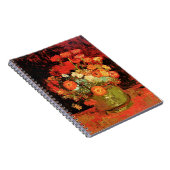 Bowl mit Zinnias von Vincent van Gogh, Notizblock (Rechte Seite)