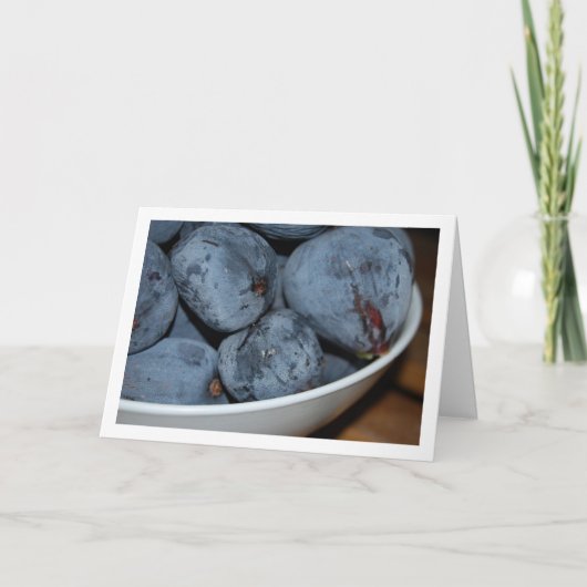 Bowl of Fig Fruit Karte (Vorderseite)
