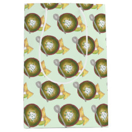 Bowl of Green Chili Chili Chile Verde Cookoff Mittlere Geschenktüte