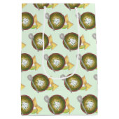 Bowl of Green Chili Chili Chile Verde Cookoff Mittlere Geschenktüte (Rückseite)