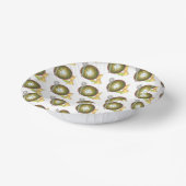 Bowl of Green Chili Chili Chile Verde Cookoff Pappteller (Gewinkelt)