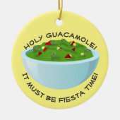 Bowl of Guacamole Keramik Ornament (Vorne)