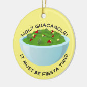 Bowl of Guacamole Keramik Ornament (Links)