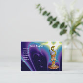 BOWL OF HYGEIA , PHARMACY VISITENKARTE (Stehend Vorderseite)