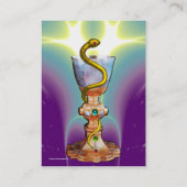 BOWL OF HYGEIA , PHARMACY VISITENKARTE (Rückseite)