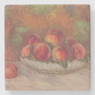 Bowl of Peaches (von Pierre-Auguste Renoir) Steinuntersetzer