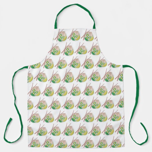 Bowl of Pho Vietnamese Phò Rice Noodle Soup Schürze (Vorderseite)