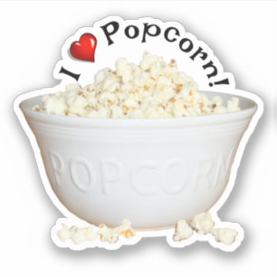 Bowl of Popcorn Aufkleber