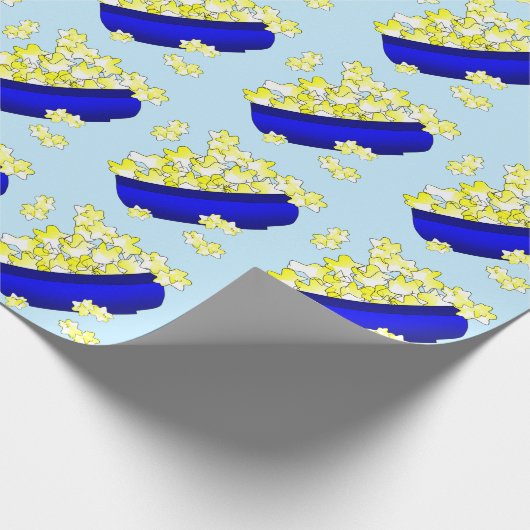 Bowl of Popcorn Geschenkpapier (Ecke)