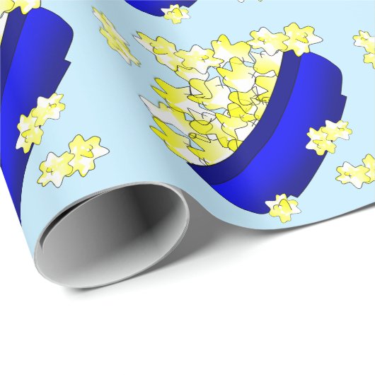 Bowl of Popcorn Geschenkpapier (Rolleneckpunkt)