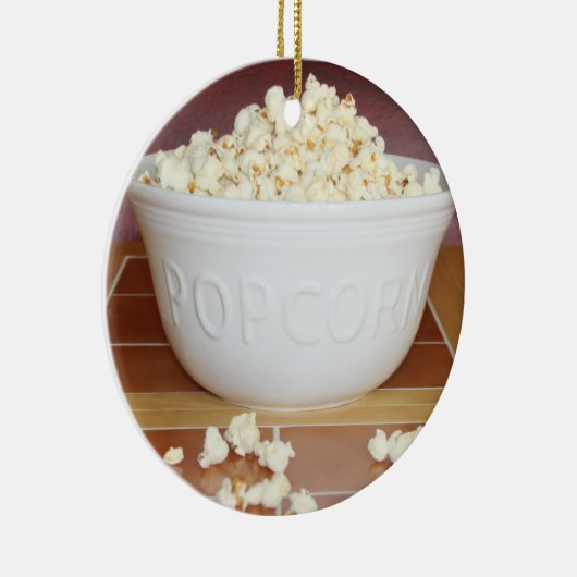 Bowl of Popcorn Keramik Ornament (Rechts)