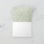 Bowl of Row Brussels Sprouts Feiertagskarte (Innenseite)