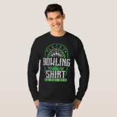 Bowl Player Lucky Bowling Bowler Erholungsraum T-Shirt (Vorne ganz)