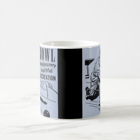 Bowl und Enjoy... Bowling Bowler Kaffeetasse (Mittel)