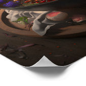 Bowl von Ramen Noodles Still Life Art Poster (Ecke)