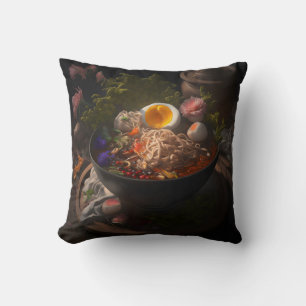 Bowl von Ramen Noodles Still Life Kissen