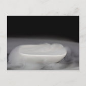 Bowl with dry ice postkarte (Vorderseite)