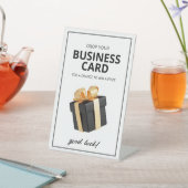 Bowl-Zeichen für Visitenkarten Sockelschild (In SItu)