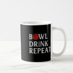 Bowle Trinken Wiederholen Cooles Bowling-Spiel Tri Kaffeetasse