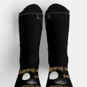 Bowled und schöne, lustige Rasenmäher Socken (Oben)