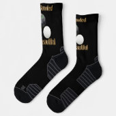 Bowled und schöne, lustige Rasenmäher Socken (Links)