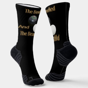 Bowled und schöne, lustige Rasenmäher Socken