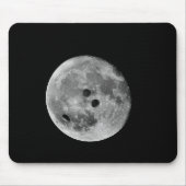 Bowler Bowling Ball Funny Moon Mousepad (Vorne)