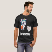 Bowler Bowling Unicorn Strike Bowling Pin Bowling  T-Shirt (Vorne ganz)