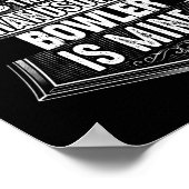 Bowler Bowling Wife Shirt Poster (Ecke)