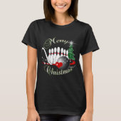 BOWLER/BOWLINGS-FROHE WEIHNACHTEN T-Shirt (Vorderseite)