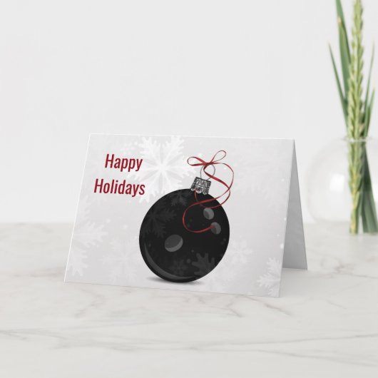 Bowler Christmas Cards Feiertagskarte (Vorderseite)