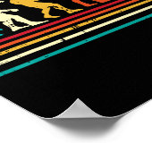 Bowler Evolution Retro Bowling-Mannschaft Männer F Poster (Ecke)