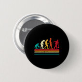 Bowler Evolution Retro Bowling Team Männer Frauen Button (Vorne & Hinten)