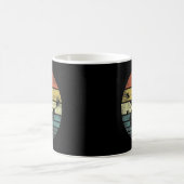 Bowler gibt Retro Sunset Bowling Ball Silhouette Kaffeetasse (Mittel)