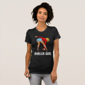 BOWLER GIRL LADIES BOWLING T - SHIRT (Vorne ganz)