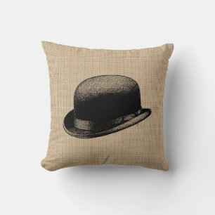 Bowler Hat Pillow Kissen