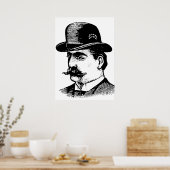 Bowler Hat Poster (Küche)