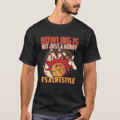 Bowler Hobby Bowling Player T-Shirt (Vorderseite)