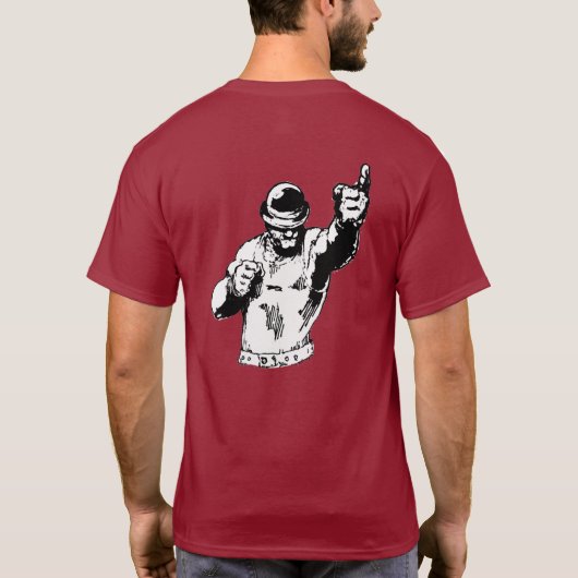Bowler-Hüte und Brawlers-T - Shirt (Rückseite)