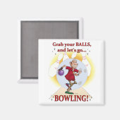 Bowler Magnet (Vorderseite/Rückseite)