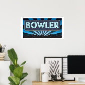 Bowler Marquee Poster (Heimbüro)