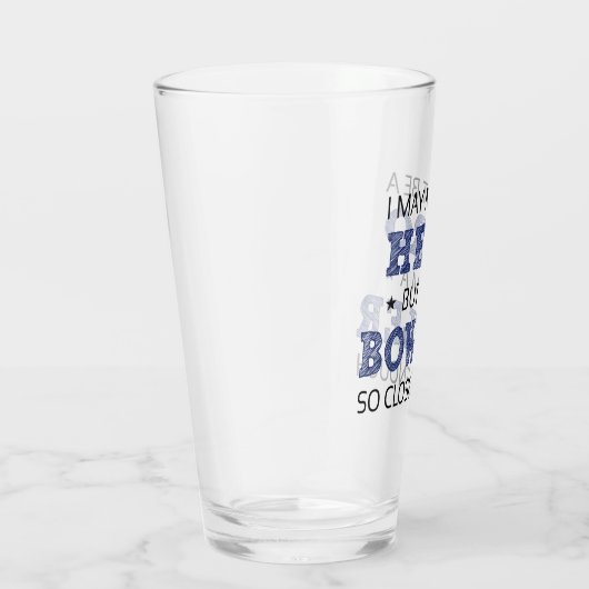 Bowler Novelty Glas (Rechts)