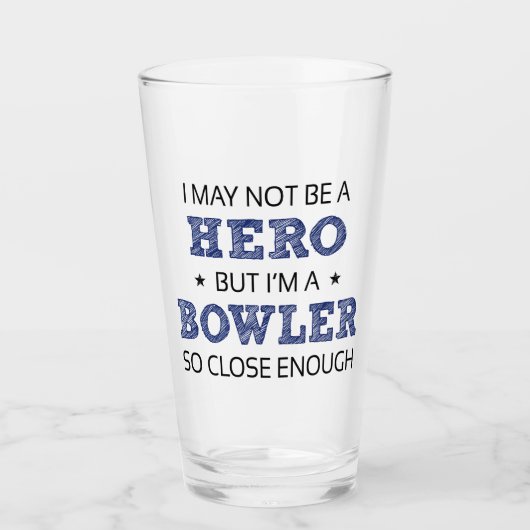 Bowler Novelty Glas (Vorderseite)