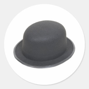 BowlerHat080909 Runder Aufkleber