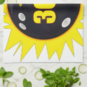 Bowlers 300 Perfect Game, Bowling Ball Graphics Geschirrtuch (Gefaltet)