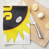 Bowlers 300 Perfect Game, Bowling Ball Graphics Geschirrtuch (Viertel Falte)